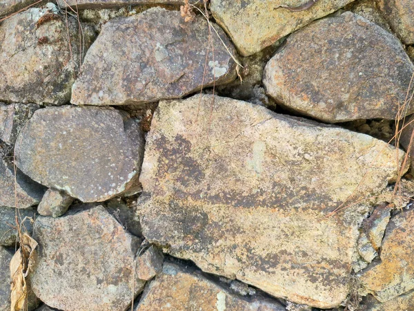 Ściana Bazaltowej Teksturowanej Dużej Skały Górskiej Góry Kamień Ściana Tło — Zdjęcie stockowe