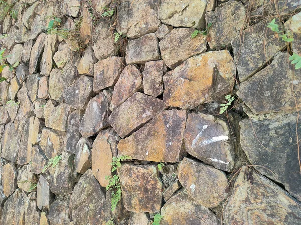 Pared Basalto Texturizado Gran Roca Montaña Montaña Pared Piedra Fondo —  Fotos de Stock