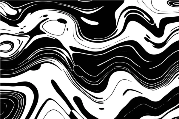 Motif Vectoriel Abstrait Ondulé Sans Couture Fond Psychédélique Rétro Tendance — Image vectorielle