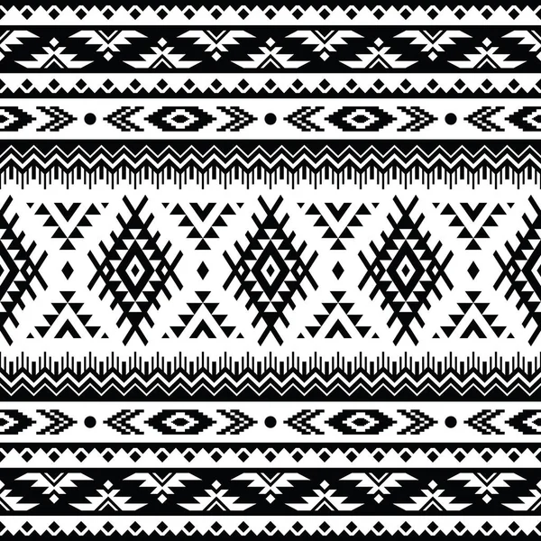 Геометрические Абстрактные Формы Племени Бесшовная Этническая Модель Текстильная Печать Традиционного — стоковый вектор