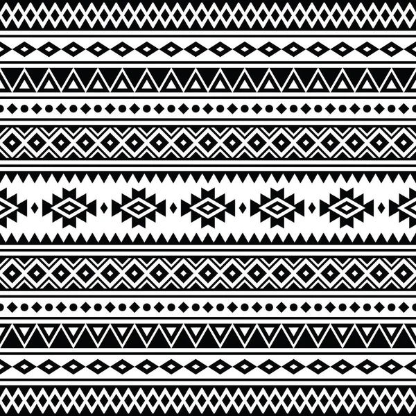Етнічна Геометрична Абстракція Безшовний Індіанський Візерунок Векторні Ілюстрації Племінному Стилі — стоковий вектор