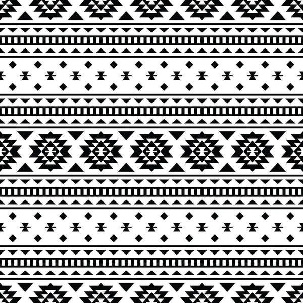 Etnische Geometrische Kunst Voor Drukwerk Traditioneel Naadloos Abstract Patroon Azteekse — Stockvector
