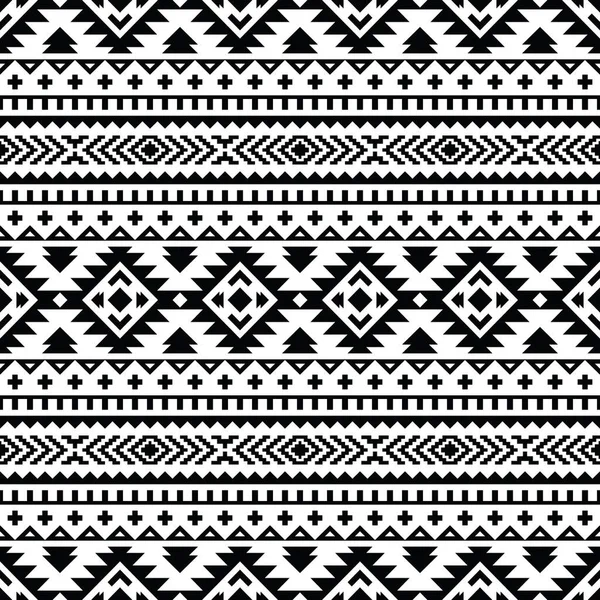 Abstrakte Geometrische Vektorillustration Ethnische Textur Motiv Stammesnahtloses Muster Digitaler Hintergrund — Stockvektor