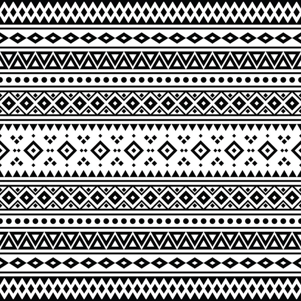 Этнические Геометрические Рисунки Коренных Американцев Племенной Бесшовный Рисунок Ацтекском Стиле — стоковый вектор