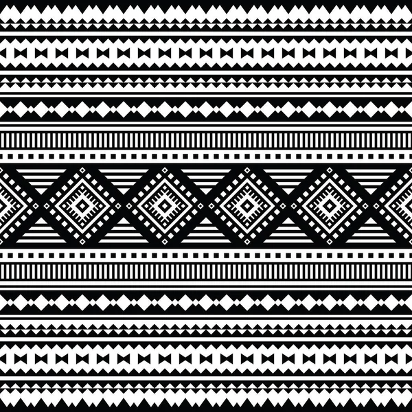 Бесшовный Геометрический Фон Племенными Мотивами Ацтеков Навахо Этнический Современный Узор — стоковый вектор