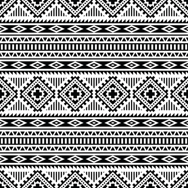 Geometrische Abstrakte Formen Mit Ethnischem Stil Nahtloses Stammesmuster Textildruck Traditionelles — Stockvektor