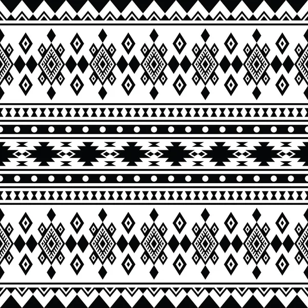 Patrón Étnico Sin Costuras Con Diseño Tradicional Textura Tribal Para — Archivo Imágenes Vectoriales