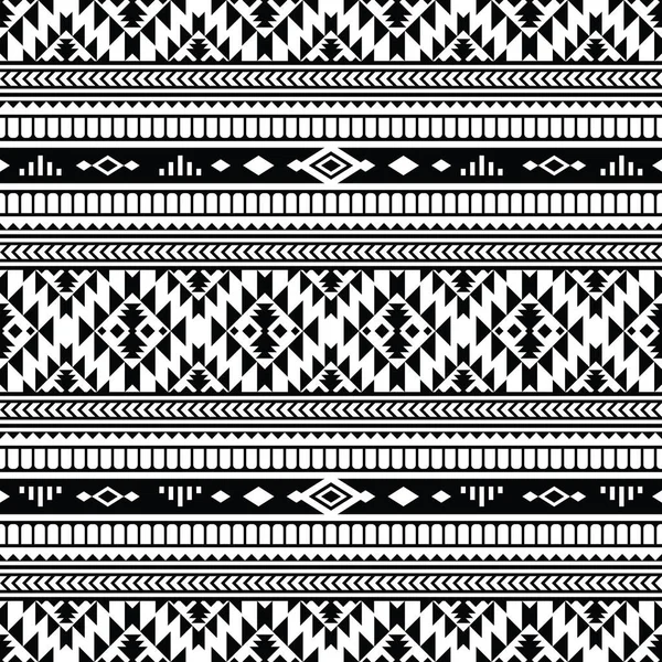 Native American Geometrische Abstrakte Mit Stil Der Nahtlosen Stamm Ethnische — Stockvektor