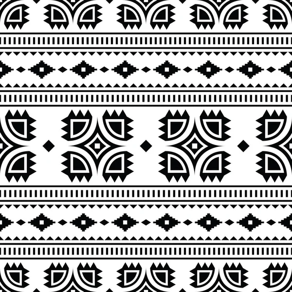 Безшовний Етнічний Візерунок Індіанському Стилі Геометричний Візерунок Племінним Ацтеком Дизайном — стоковий вектор