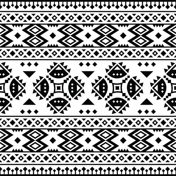 Ethnische Nahtlose Geometrische Muster Abstraktes Texturdesign Der Aztekischen Stämme Für — Stockvektor
