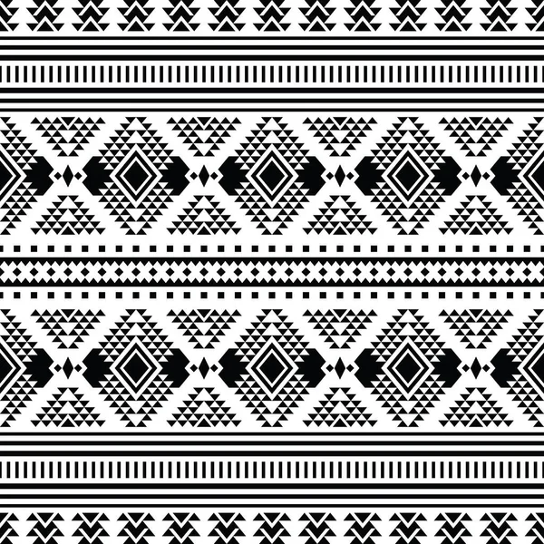 Stammesnahtloses Vektor Texturdesign Für Stoffschablone Und Hemd Geometrisches Abstraktes Muster — Stockvektor