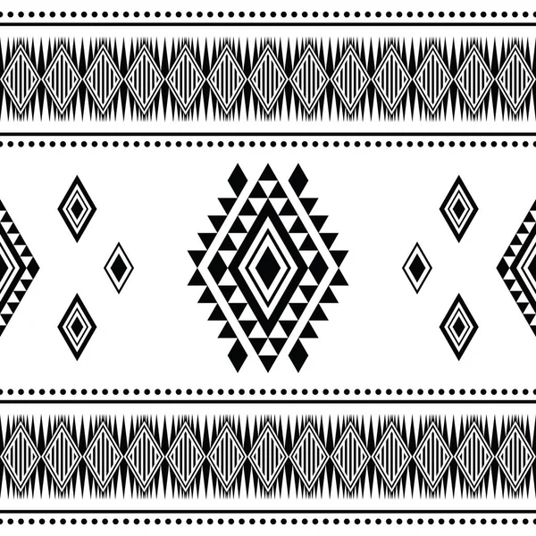 Arte Geometrica Etnica Stampa Tessuti Abbigliamento Tradizione Modello Astratto Senza — Vettoriale Stock