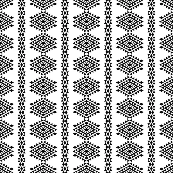 Tribal Naadloze Geometrische Streep Patroon Vector Illustratie Inheemse Stijl Etnische — Stockvector