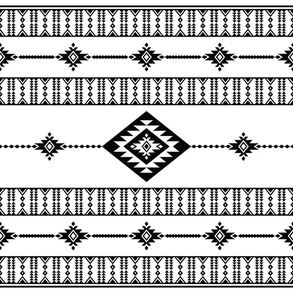 Patrón Franjas Étnicas Sin Costuras Diseño Tradicional Nativo Ilustración Para — Archivo Imágenes Vectoriales