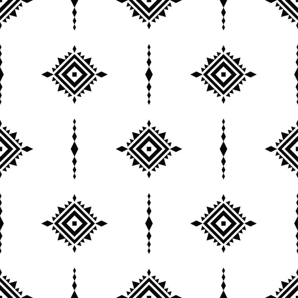 원활한 Aztec 템플릿 프레임에 추상적인 기하학적 디자인 — 스톡 벡터