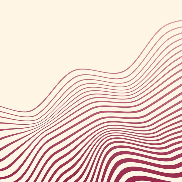 Soyut dalga bordo çizgisi sanat arkaplan minimalisti