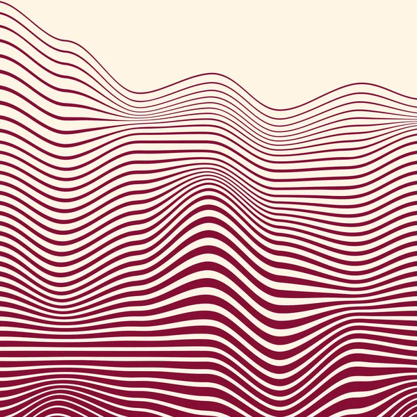 Soyut dalgalı arka plan. Vektör çizimi. Duvar kağıdı, şablon dolguları, web sayfası arkaplanı, yüzey dokuları için kullanılabilir.