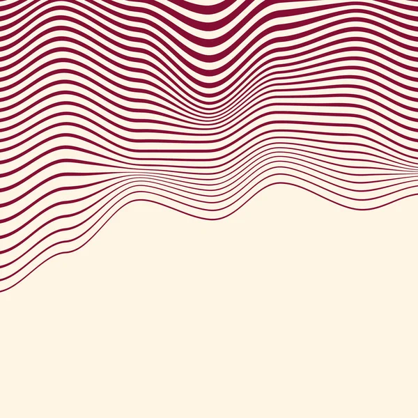 Dalgalı, dalgalı, dalgalı, eğri büğrü çizgiler. Soyut dalgalı çizgili arka plan. Vektör illüstrasyonu