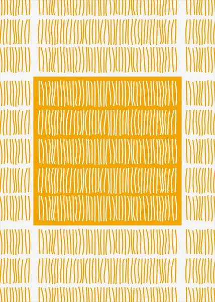 Seamless pattern with hand drawn wavy lines. Vector illustration.