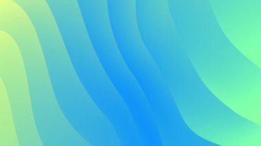 Yeşil ve mavi pastel renk dokusu dalgaları soyut, pürüzsüz hareket arkaplanı