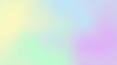 Mavi mor sarı ve yeşil gökkuşağı pastel renk gradyan hareketsiz arkaplan