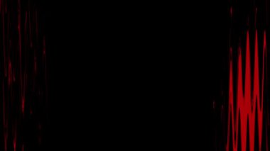 Kırmızı korku sıçrama efekti dokuyu kaplar grunge pürüzsüz döngü arkaplanı