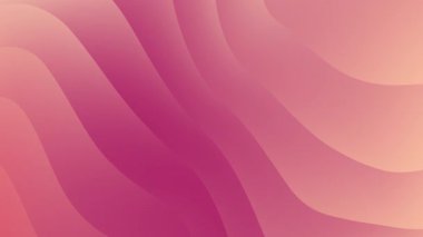 Gradient purple peach warm lines and waves liquid flow abstract background animation loop