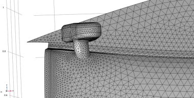 Bilgisayar destekli tasarım sistemi kullanarak arabanın kapısındaki ayna modelinin parametrelerini modellemek ve araştırmak. Mühendislik hesaplamalarının tasarım ortamı. Hesaplama ızgarası.