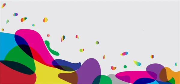 Beyaz arkaplan üzerindeki tüm renkleri soyut dalga. Vektör Grafiksel illüstrasyon.