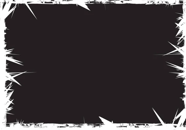 Absztrakt Grunge Freeform Fekete Háttér Vektor Grafikus Illusztráció — Stock Vector