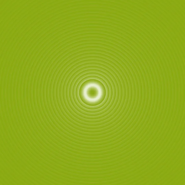 緑色の背景に抽象的な円の層 ベクトルグラフィックイラスト — ストックベクタ