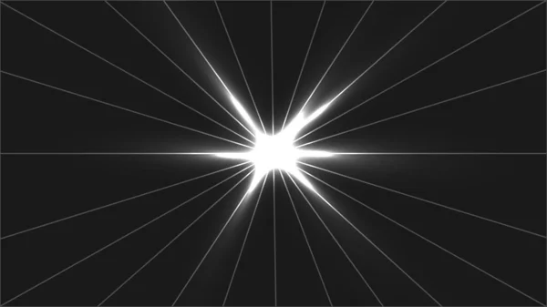 Abstract Lighting Burst Effect Dark Background Vector Graphic Illustration — Stock Vector
