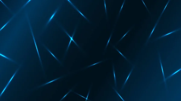 Αφηρημένη Έκρηξη Φωτισμού Επίδραση Μπλε Φόντο Εικονογράφηση Διανύσματος — Διανυσματικό Αρχείο