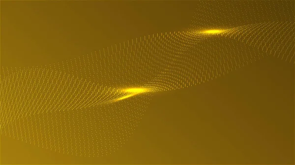Αφηρημένες Γραμμές Φωτισμού Επίδραση Χρυσό Φόντο Εικονογράφηση Διανύσματος — Διανυσματικό Αρχείο