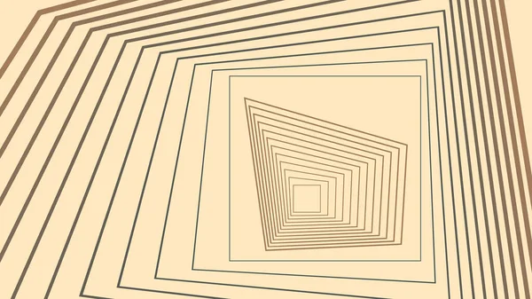 茶色の背景に線の抽象的な茶色のパターン ベクトルグラフィックイラスト — ストックベクタ