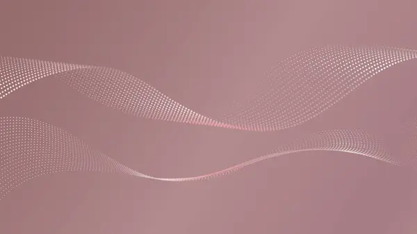 要旨ピンク地の高級感のある光沢のあるピンクゴールドの波線の要素 ベクトルグラフィックイラスト — ストックベクタ