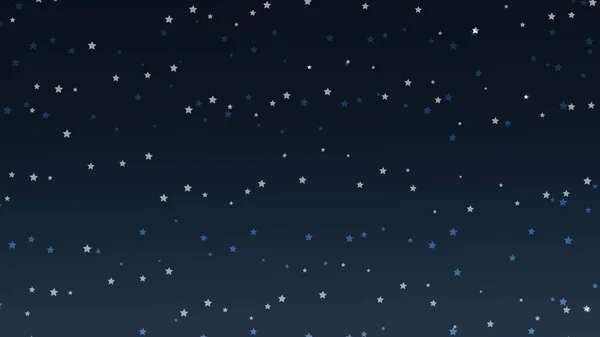 Éléments Paillettes Étoiles Argentées Sur Fond Nuit Sombre Style Luxe — Image vectorielle