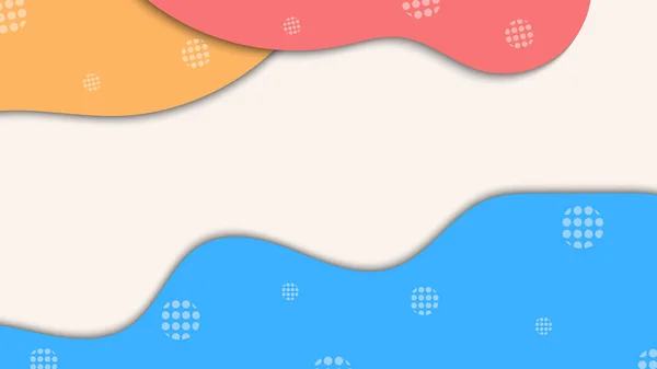 Beyaz zemin üzerinde nokta elementleri olan soyut el çizimi organik şekiller. Vektör grafik illüstrasyonu.