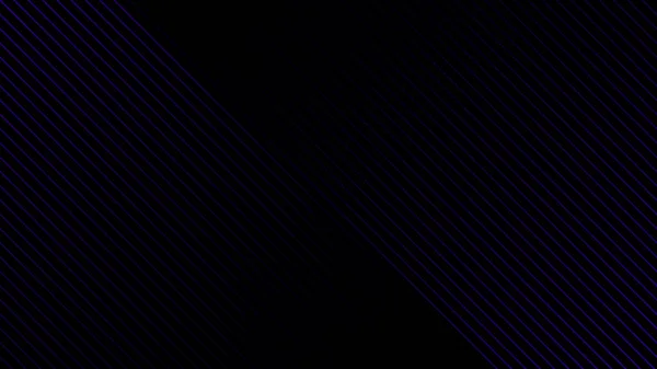 Abstrakte Streifen Blaue Linien Diagonal Überlappen Sich Auf Schwarzem Hintergrund — Stockvektor