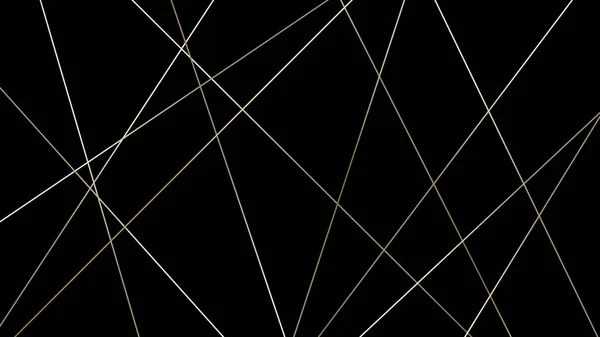 Negro Abstracto Con Líneas Doradas Sobre Fondo Negro Diseño Moderno — Archivo Imágenes Vectoriales