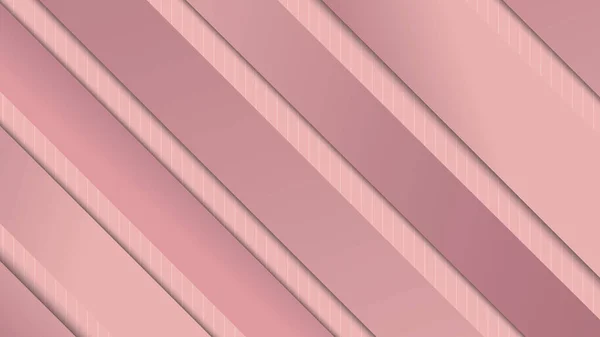 Géométrie Abstraite Architecture Diagonale Rose Blanche Sur Fond Illustrateur Graphique — Image vectorielle