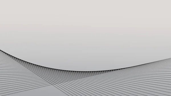 Modèle Abstrait Noir Lignes Sur Fond Gris Illustration Graphique Vectorielle — Image vectorielle