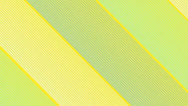 Línea Colorida Abstracta Sobre Fondo Amarillo Ilustración Gráfica Vectorial — Vector de stock