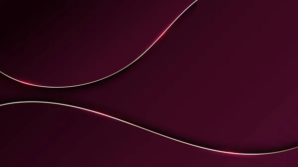 Kırmızı zemin üzerinde soyut sıvı ve ışıklandırma efekti. Lüks stil. Vektör grafik illüstrasyon.