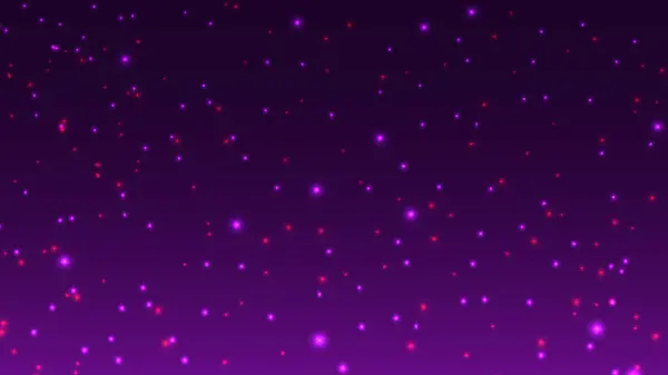 Soyut parlak mor ve kırmızı noktalar parçacıklar arka planda parlayan klasik ışıklar. Vektör grafik illüstrasyon