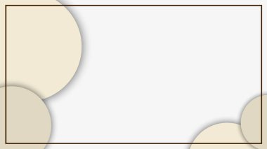 Sunum tasarımı için soyut arkaplan dairesi parlaklığı ve katman element vektörü. Vektör grafik çizici.