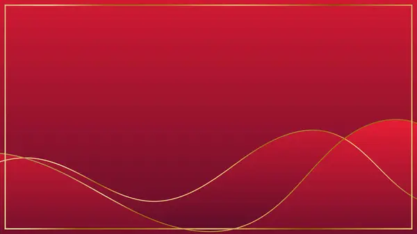 Kırmızı zemin üzerinde soyut sıvı ve ışıklandırma efekti. Lüks stil. Vektör grafik illüstrasyon.