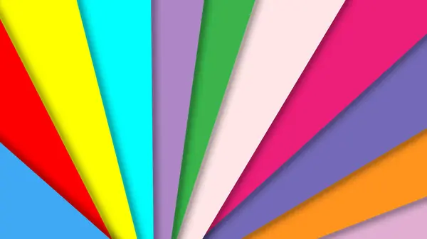 Soyut renkli çizgiler köşegen şablon vektörü arka plandaki katmanları kaplar. Gökkuşağı Renkli Arkaplan