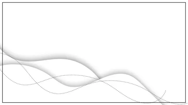 Soyut sıvı şekil rengi ve beyaz arkaplanda nokta çizgisi. Organik şekiller.