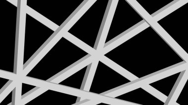 Soyut 3d Geometrik kağıt arka plan beyaz renklerini kesti. Soyut kağıt kesim deseni.